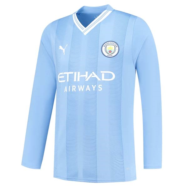 Tailandia Camiseta Manchester City 1ª ML 2023 2024